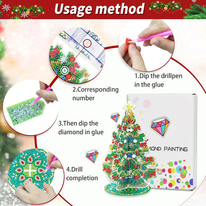 Weihnachtsbaum Diamond Painting 5D Doppelseitig für Weihnachts Deko