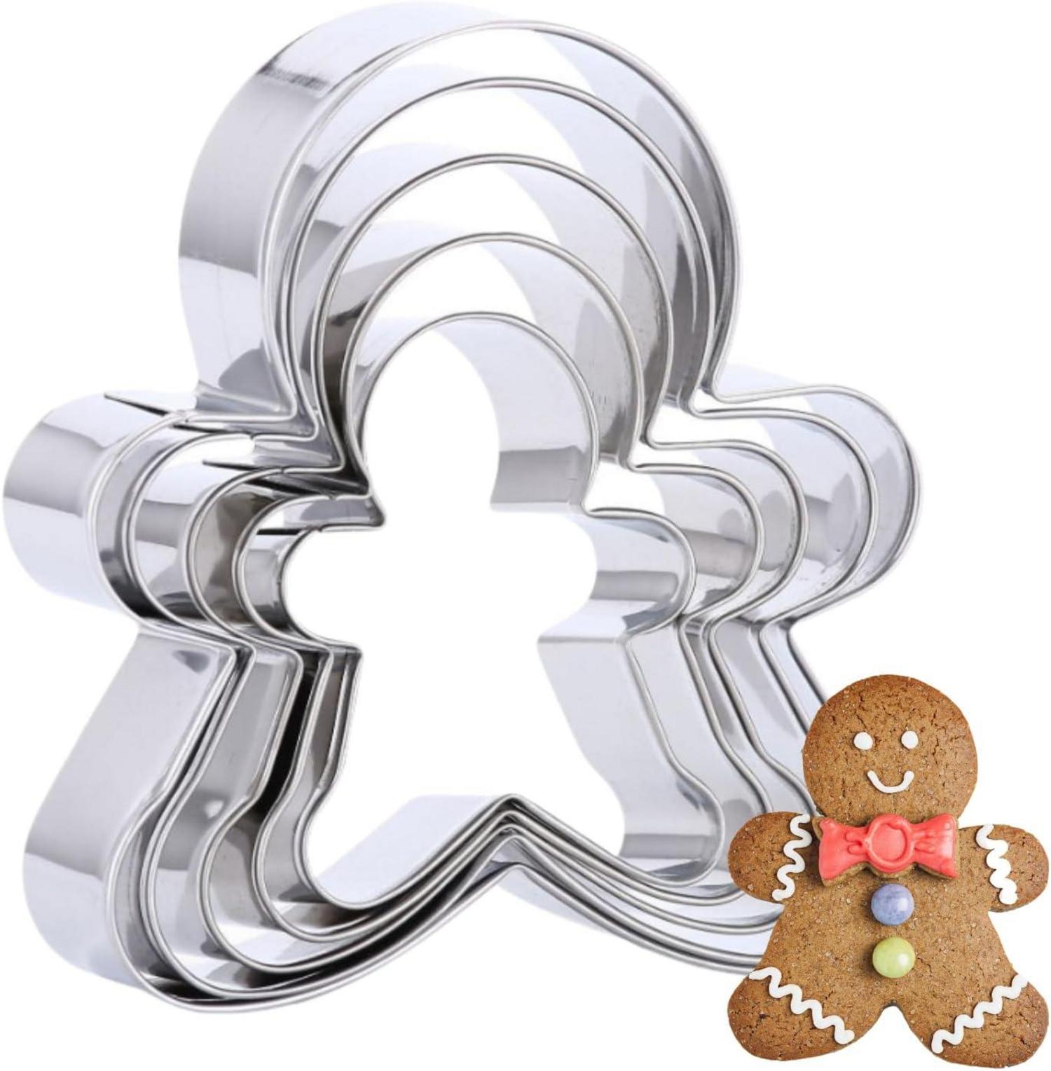 Lebkuchen Ausstechformen Set Edelstahl Weihnachten Party Deko