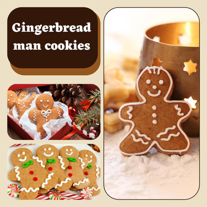 Lebkuchen-Ausstechformen-Set 5-teilig Edelstahl Weihnachtskekse