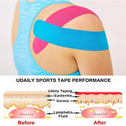 Kinesiologie Tape 40er Set | Sporttape für Muskeln & Gelenke