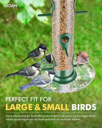 Vogelfutterspender Futterstation mit 6 Anflugplätzen 20 cm