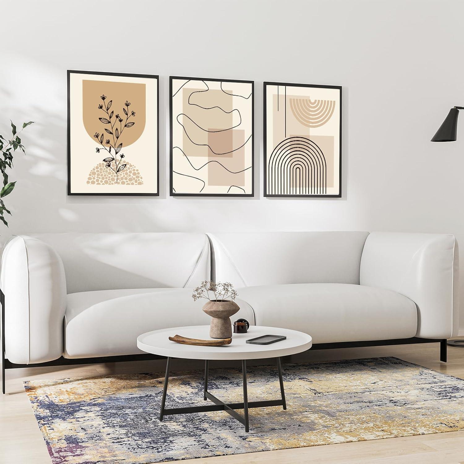 LYBOHO Leinwand Bilder Moderne Abstrakt Wohnzimmer Set 3