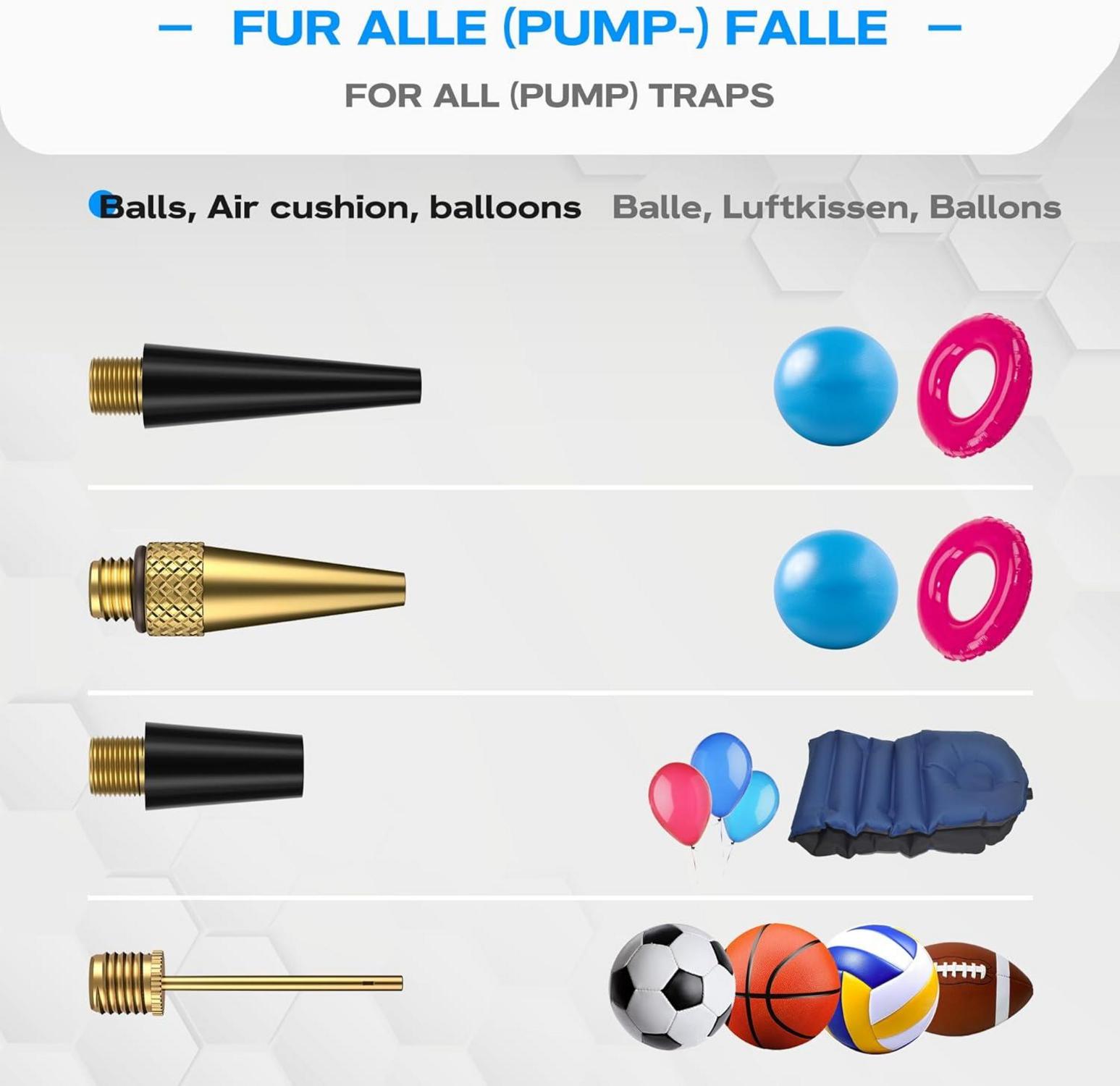 Fahrradventil Adapter Set 15-teilig für DV SV AV - Messingadapter - Französisch Ventil Adapter Kit