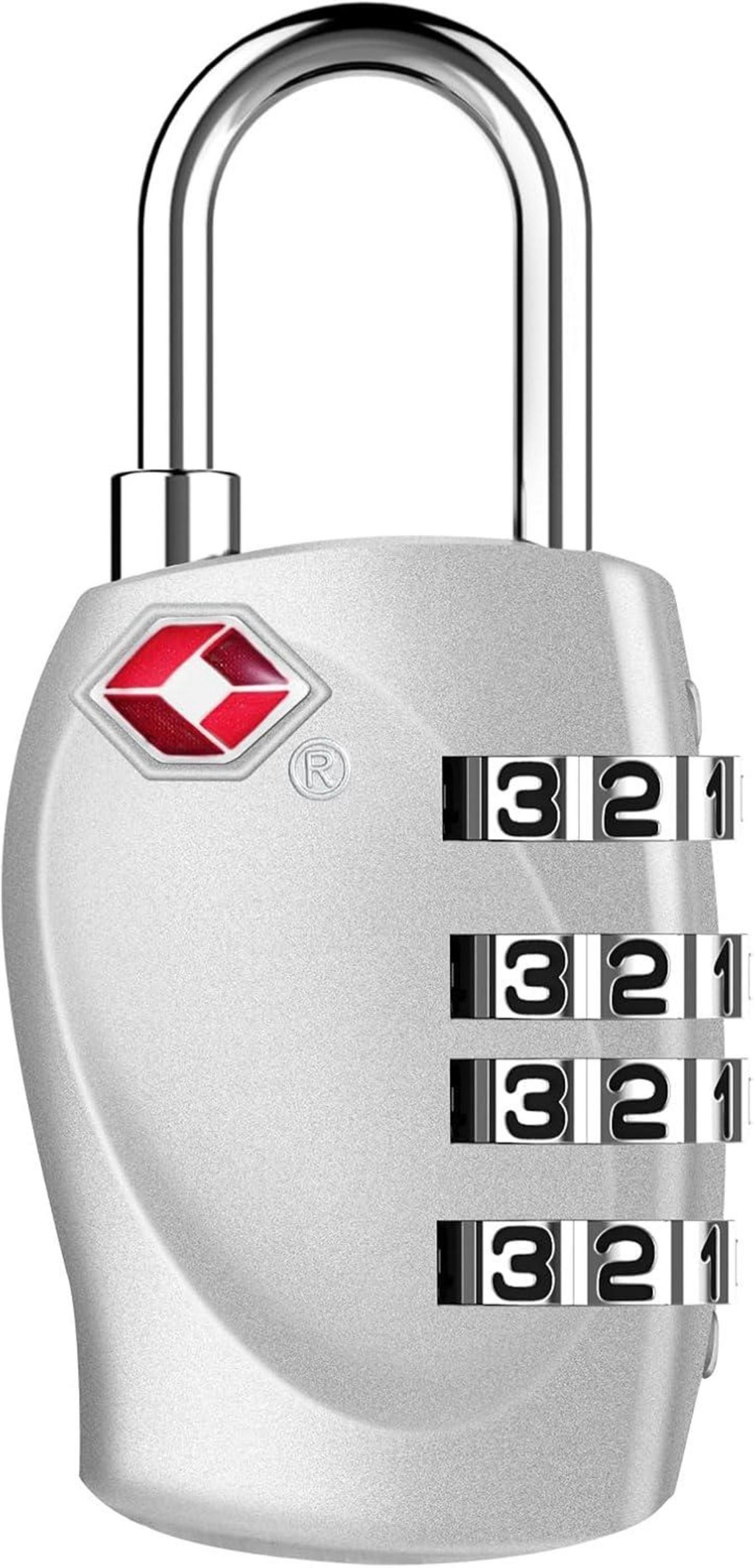 ZHEGE TSA Kofferschloss Zahlenschloss 4 Stellig