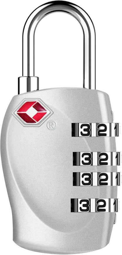 ZHEGE TSA Kofferschloss Zahlenschloss 4 Stellig