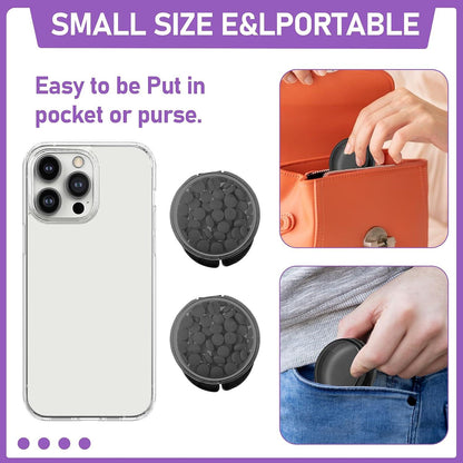 Kleine tragbare Pillendose 4er Set für Tasche Reise Geldbörse