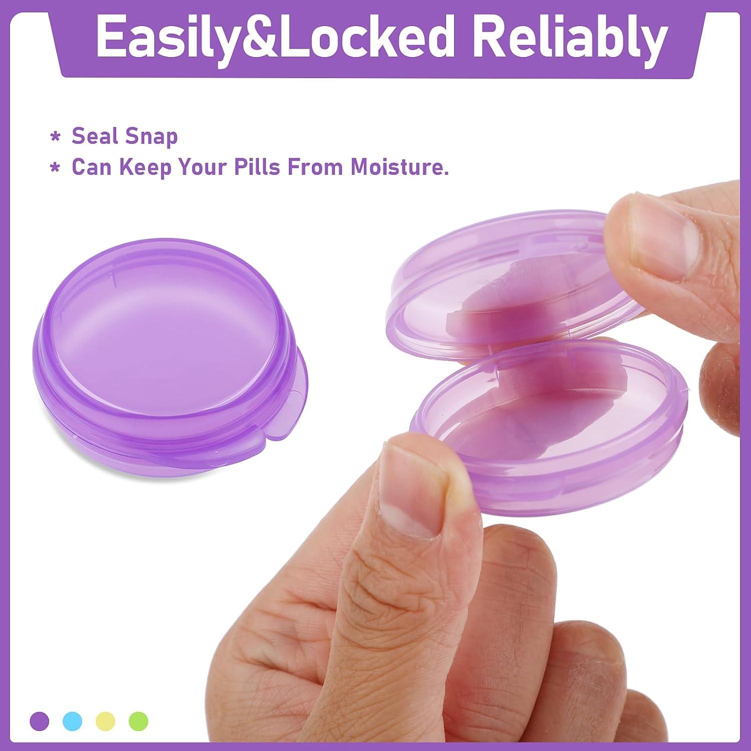 Mini Pillendose 4er Packung Tragbarer Pillen-OrganizerとうBox