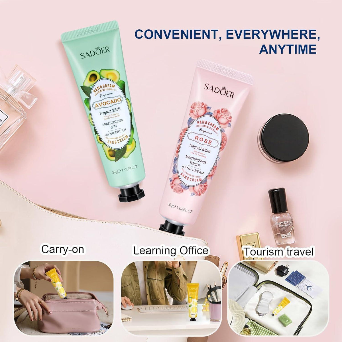 Handcreme Set 21er Pack mit 7 Düften für Damen & Herren