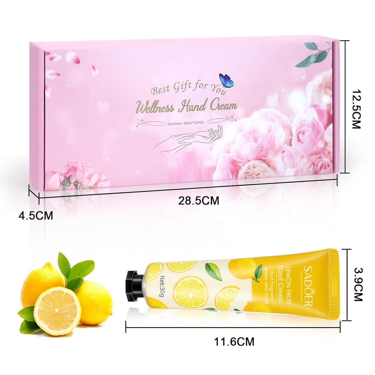 Handcreme Set 21er Pack mit 7 Düften für Damen & Herren
