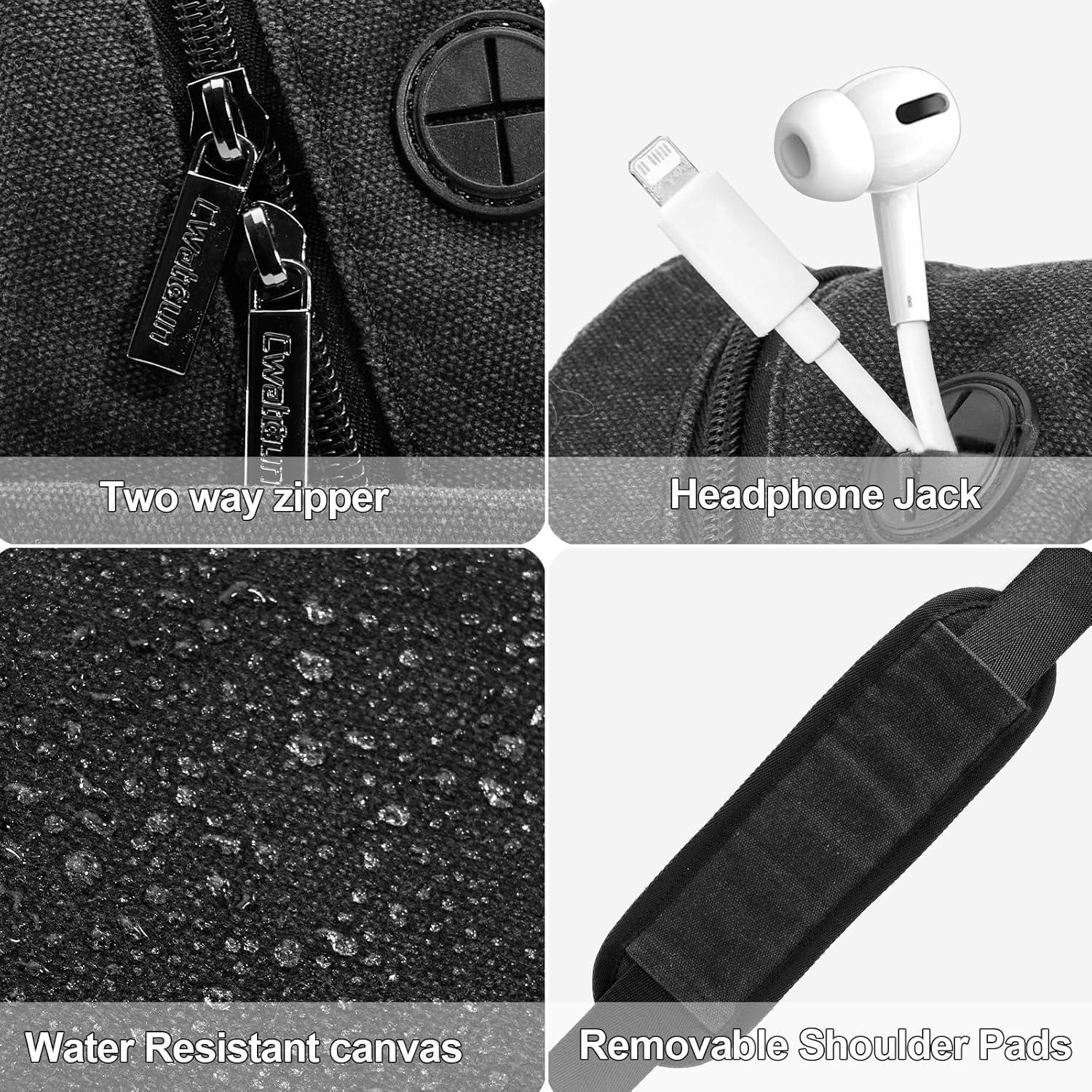 Kameratasche Wasserdicht Klein Schwarz für Spiegelreflex Kompaktkamera