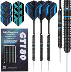 WIN.MAX Dartpfeile 90% Tungsten 3 Stück 16-28 Gramm Schwarz 24g