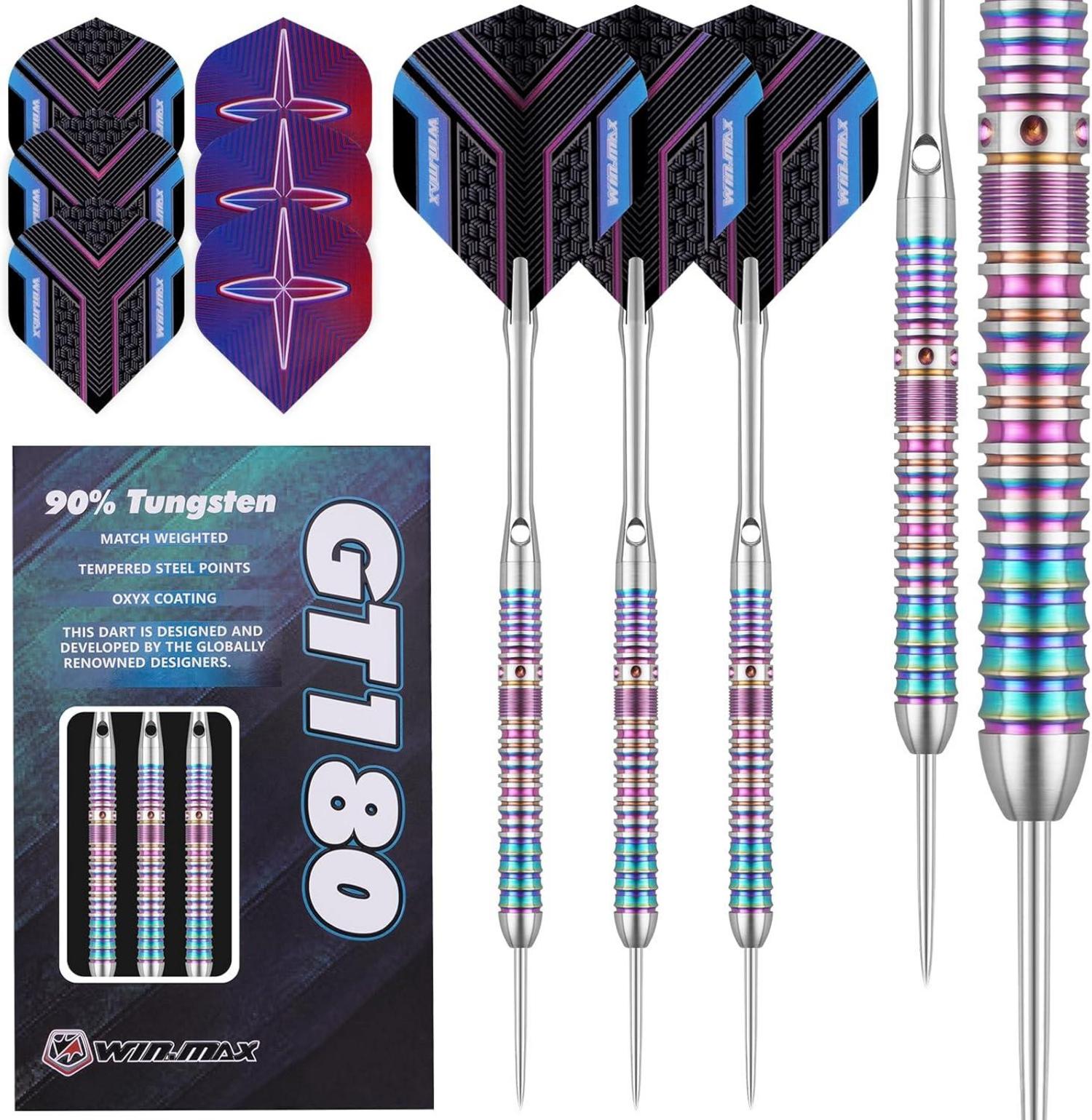 Professionelle Dartpfeile 90% Tungsten Metallspitze 16-28g