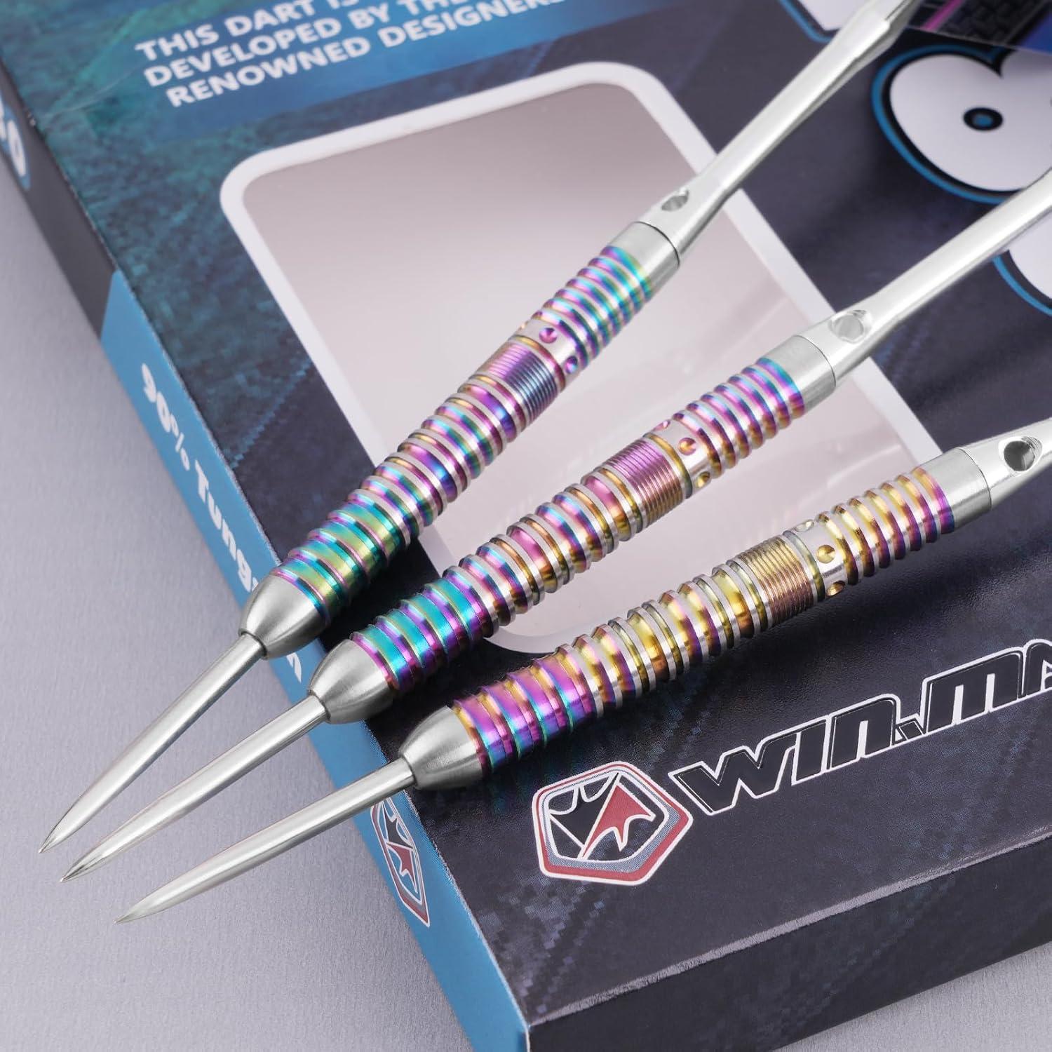Professionelle Dartpfeile 90% Tungsten Stahl Spitze 16-28g 3er Set