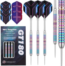 Professionelle Steel-Dartpfeile mit Metallspitze 90% Wolfram 22g