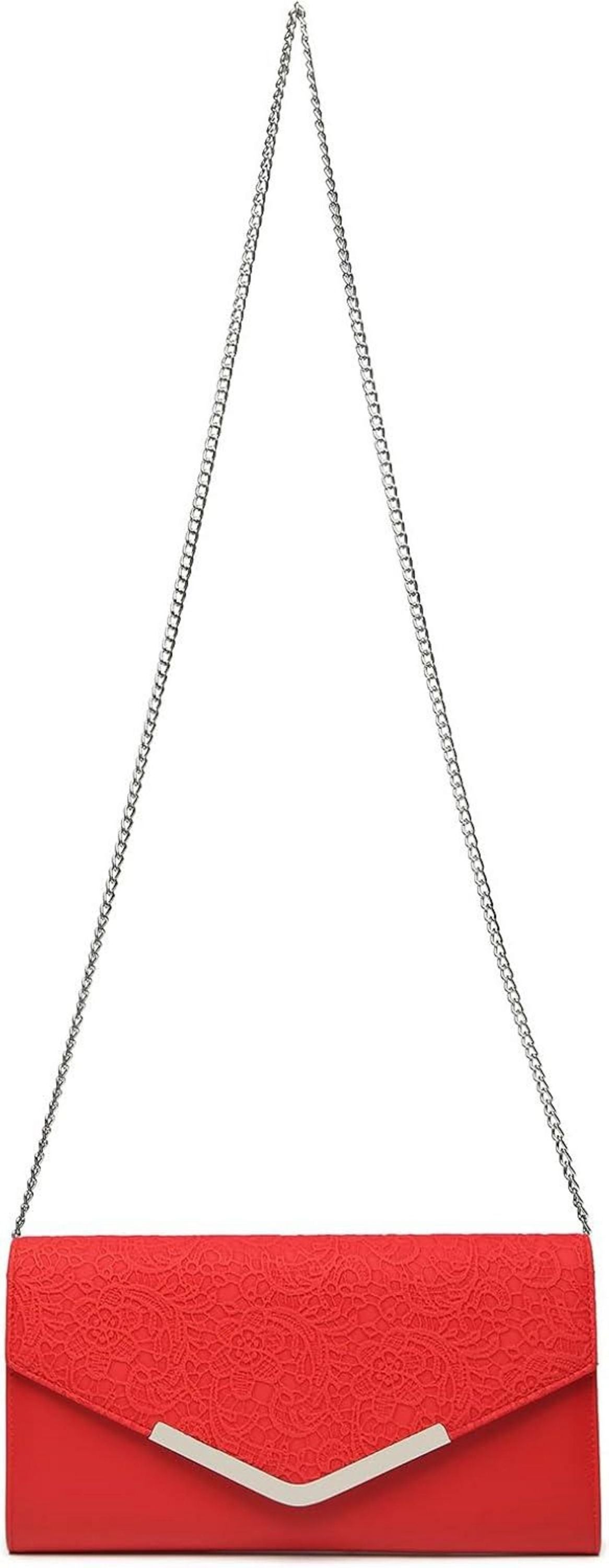 Damen Clutch Tasche Abendtasche Kettentasche Hochzeit Umhängetasche Elegantes