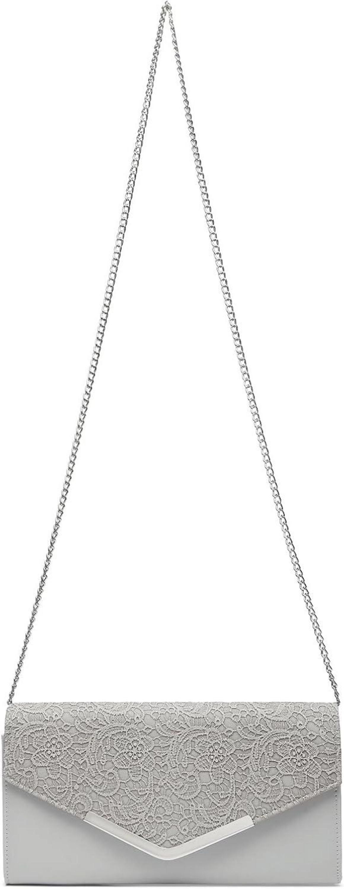 Elegante Miss Lulu Clutch Damen Abendtasche Kettentasche Hochzeit Umhängetasche