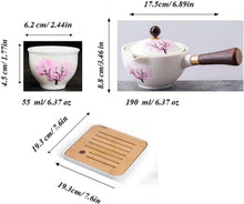 Keramik Kungfu Tee Set mit 360-Rotation