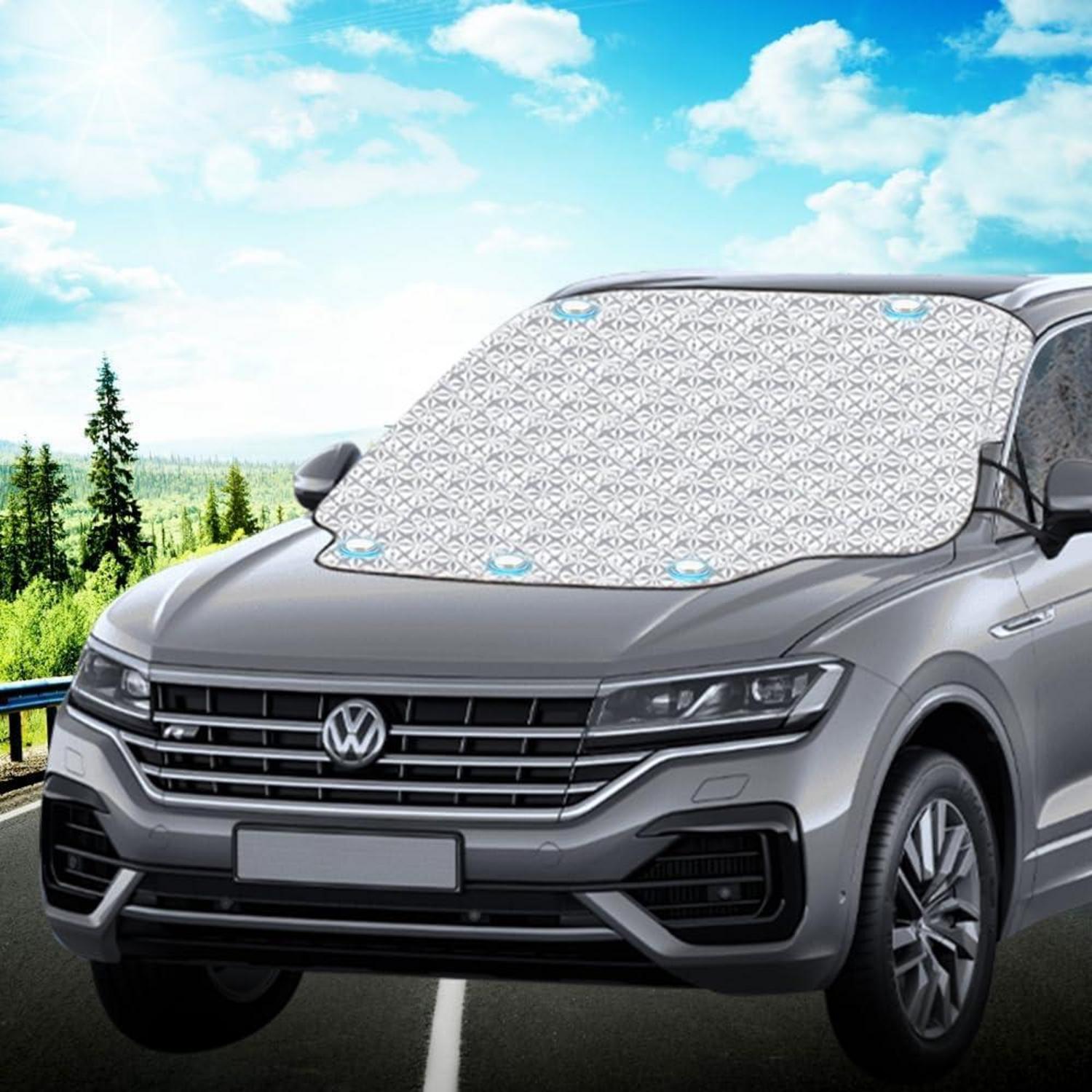 Auto Windschutzscheibenabdeckung mit Magnet Fixierung Winter Schutz