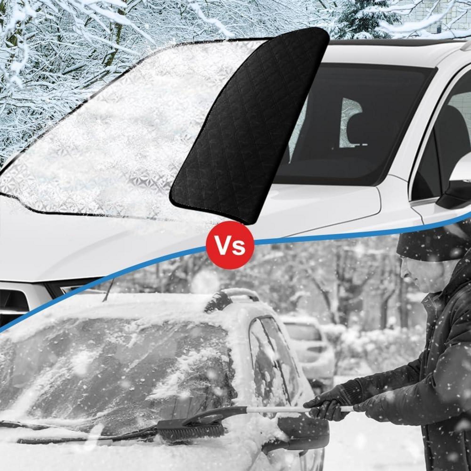 Frontscheibenabdeckung Auto Magnet Fixierung Sonne Schnee Eis Schutz