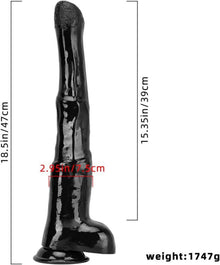 Realistischer Pferde Dildo 47 CM mit Saugnapf XXL