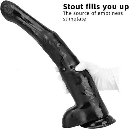 Realistischer XXL Pferd Dildo mit Saugnapf - 47cm