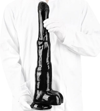 Riesiger Realistischer Pferdedildo 47cm Saugnapf Analdildo XXL