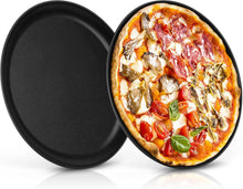 Pizzablech Edelstahl 30cm Antihaftbeschichtung 2er Set