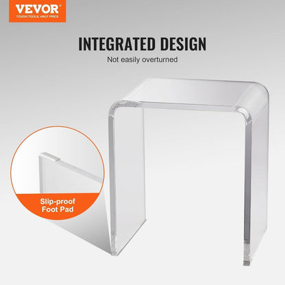 Transparenter Beistelltisch aus Acryl – 2er Set