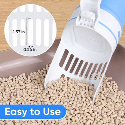 Zusammenklappbare Katzenstreuschaufel mit