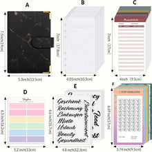 Budget Planner A6 Deutsch Spar Challenge Geld Organizer