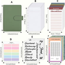 SKYDUE Budget Planner Sparbuch Geld Organizer Geldumschläge