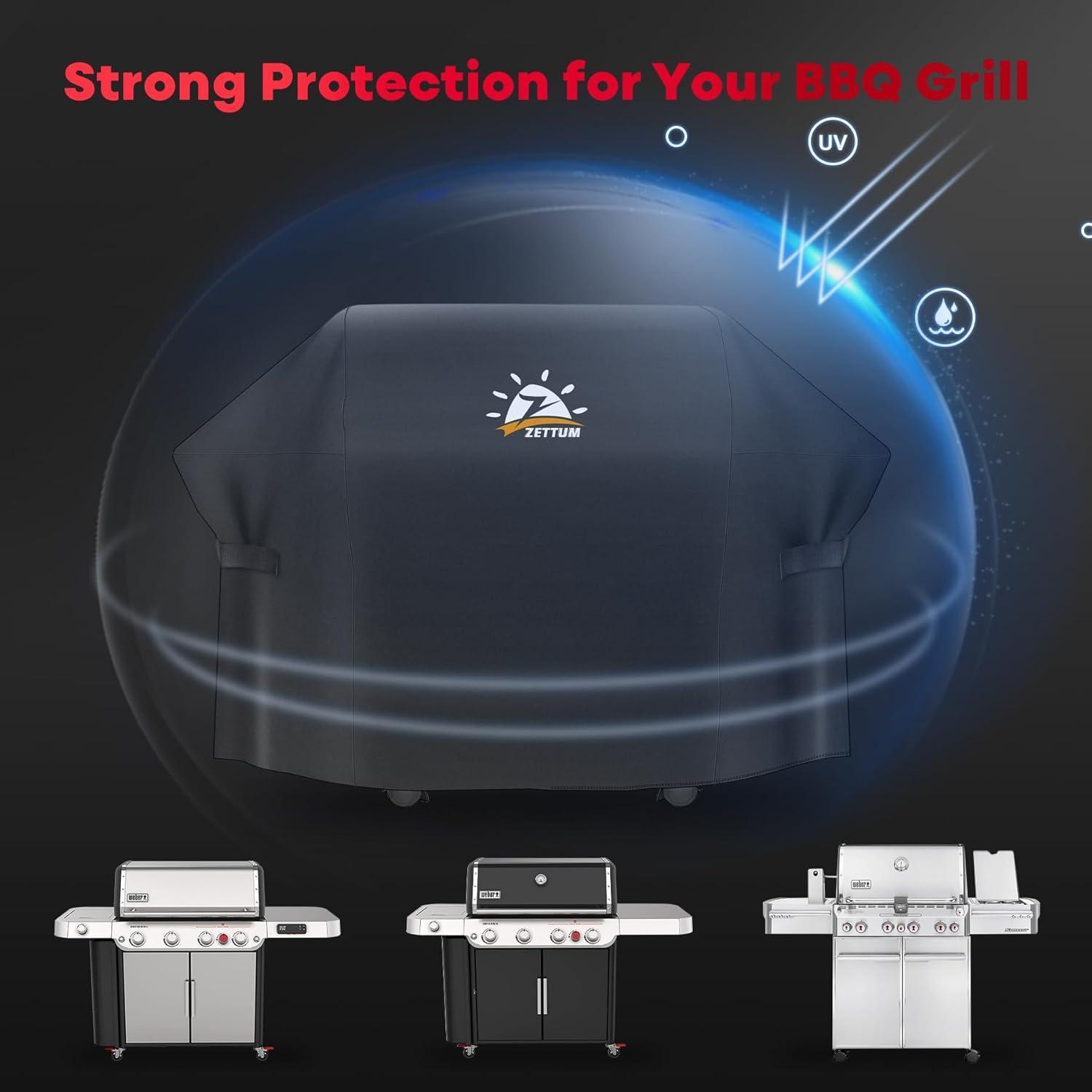 Grillabdeckung 208 CM für Weber Genesis Summit 600 Series Waterproof