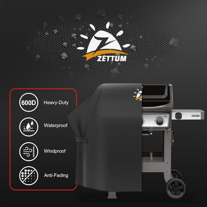 Zettum Grillabdeckung 121 cm für Weber Spirit II 200 Serie