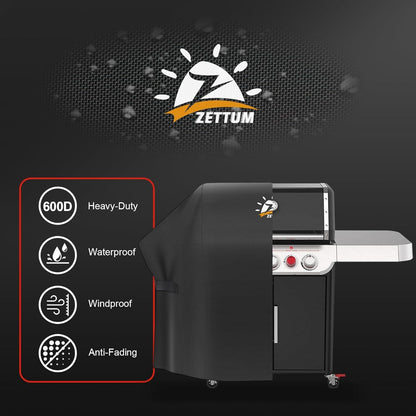 Zettum Grillabdeckung Weber Genesis II Serie 147x63x113 cm Heavy Duty&wasserdicht
