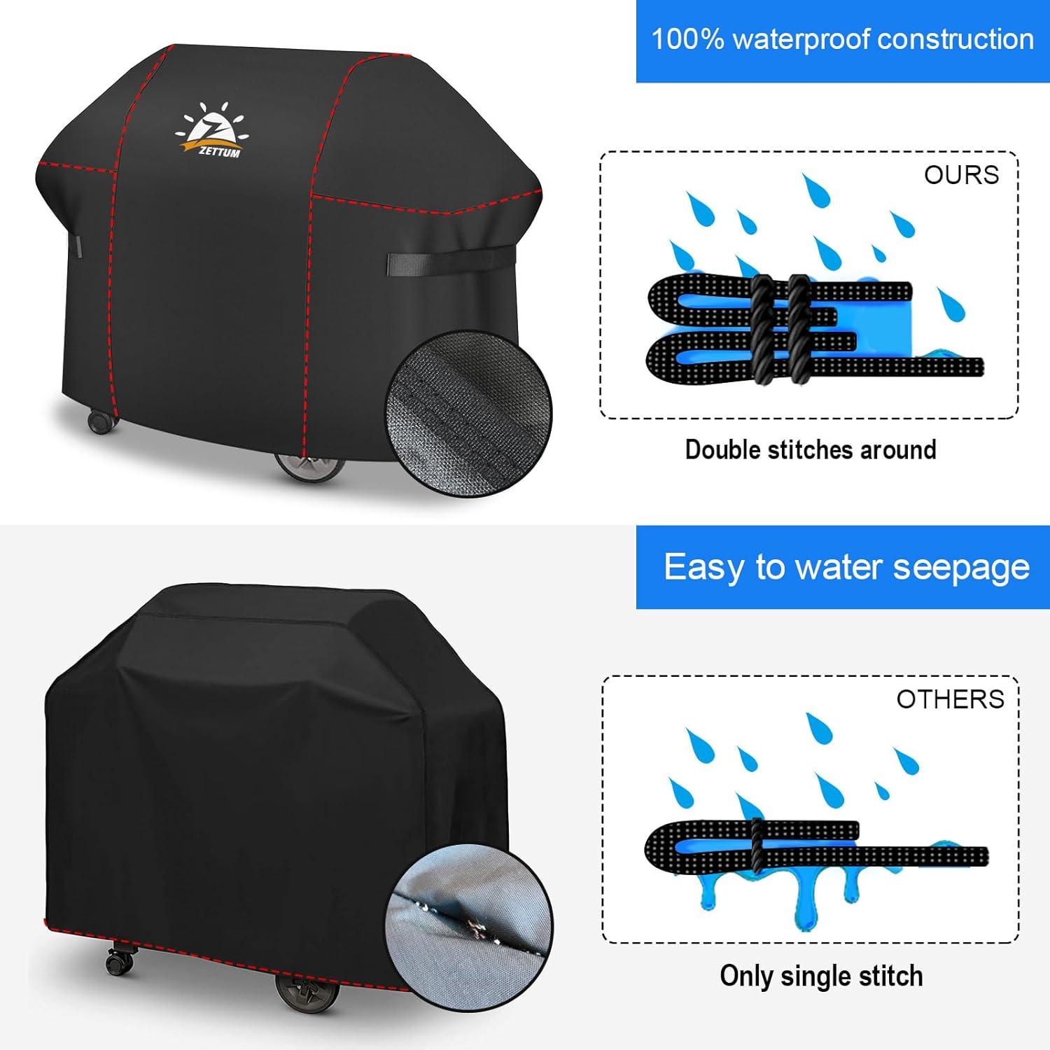 Grillabdeckung 170cm für Weber Summit 400 Gasgrill - Heavy