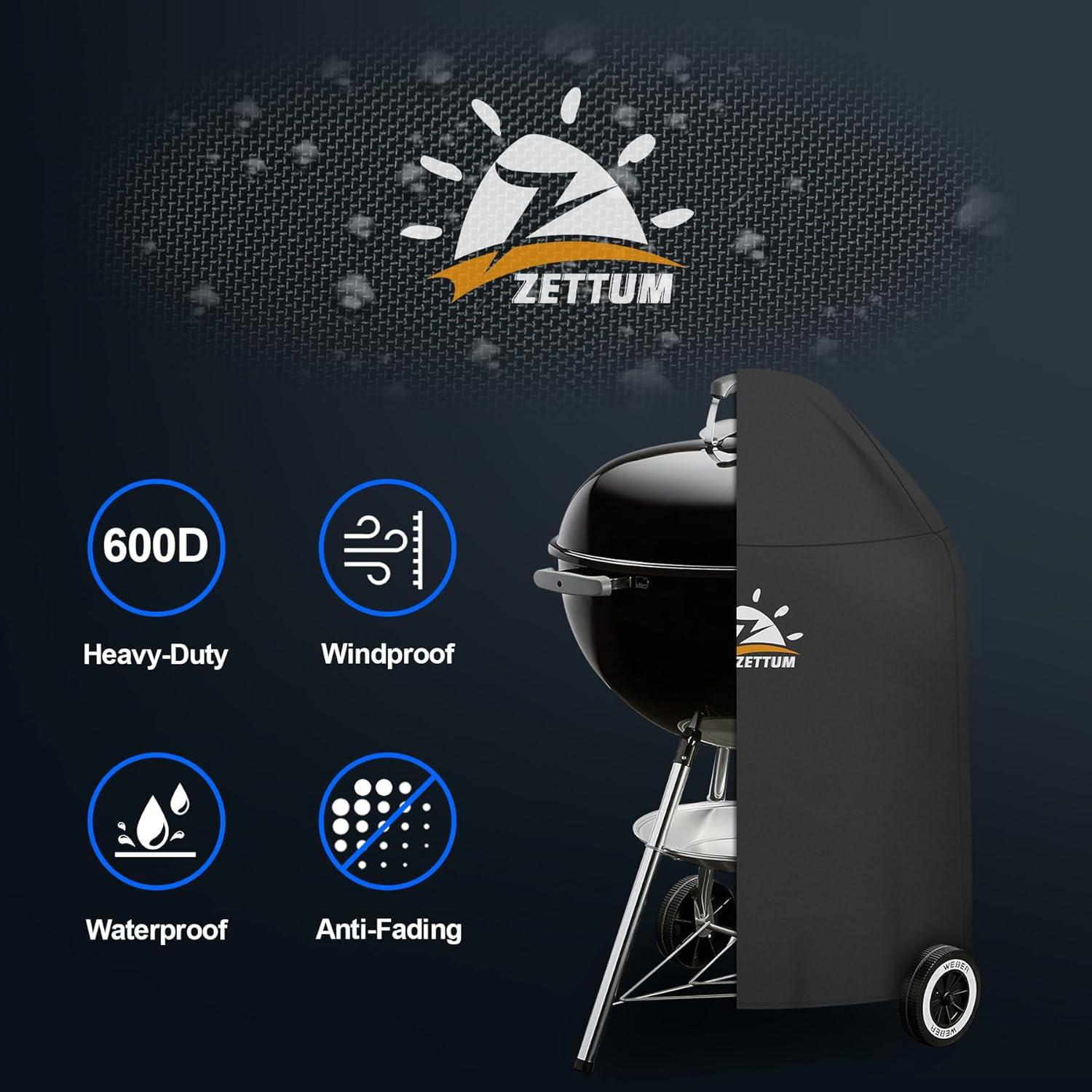 Kugelgrill Abdeckung 600D Oxford BBQ Grill für Weber 57 CM