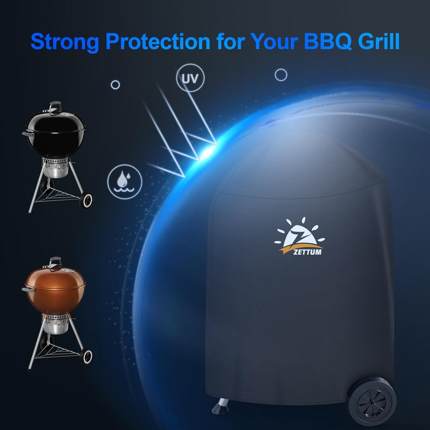 Kugelgrill Abdeckung 600D Oxford Grill Weber 57 CM Holzkohle Barbecue