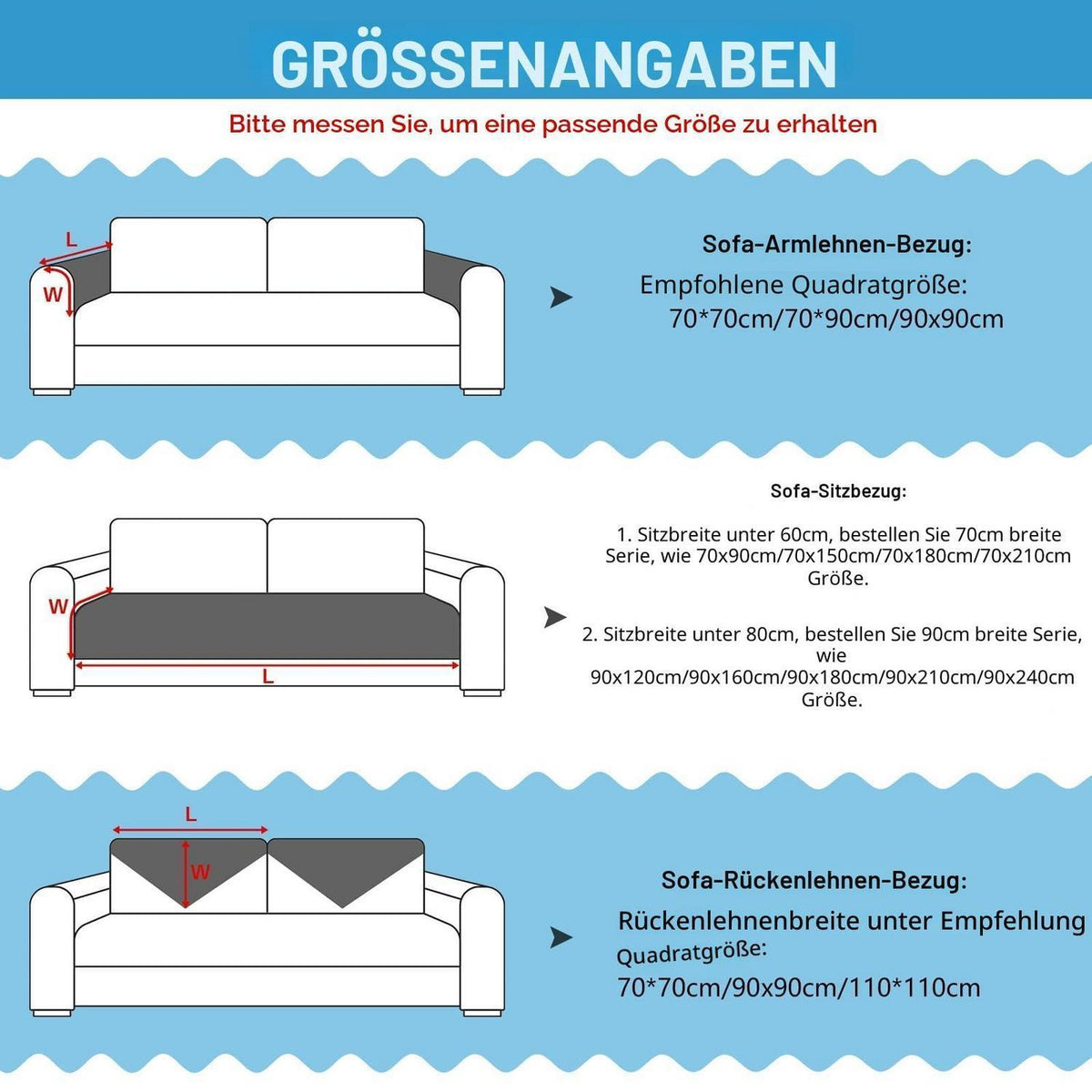 Weicher Sofaüberzug Kunstpelz Rutschfest Beige Weiß 90x240cm