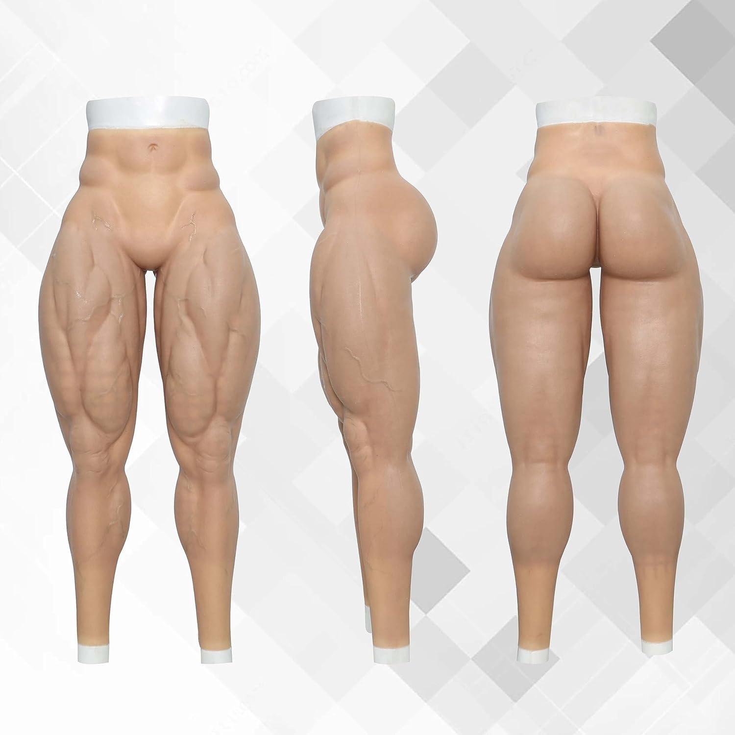 Silikon Muskelhose Muskelanzug Beine Kostüm Cosplay Karneval Halloween