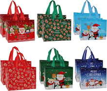 12er Pack Weihnachts Geschenk Taschen wiederverwendbar Tote Einkaufs