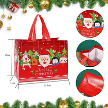 12er Set Weihnachtstaschen aus Vliesstoff, wiederverwendbare