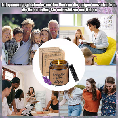 Danksagung Lavendel Duftkerzen Dankeschön Geschenke Frauen