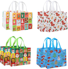 8er Set Weihnachten Geschenk Taschen aus Vliesstoff