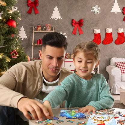 Adventskalender 2024 Weihnachts Puzzles 24 Tage Countdown