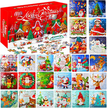 Adventskalender Weihnachtspuzzle 24 Tage Countdown für Kinder