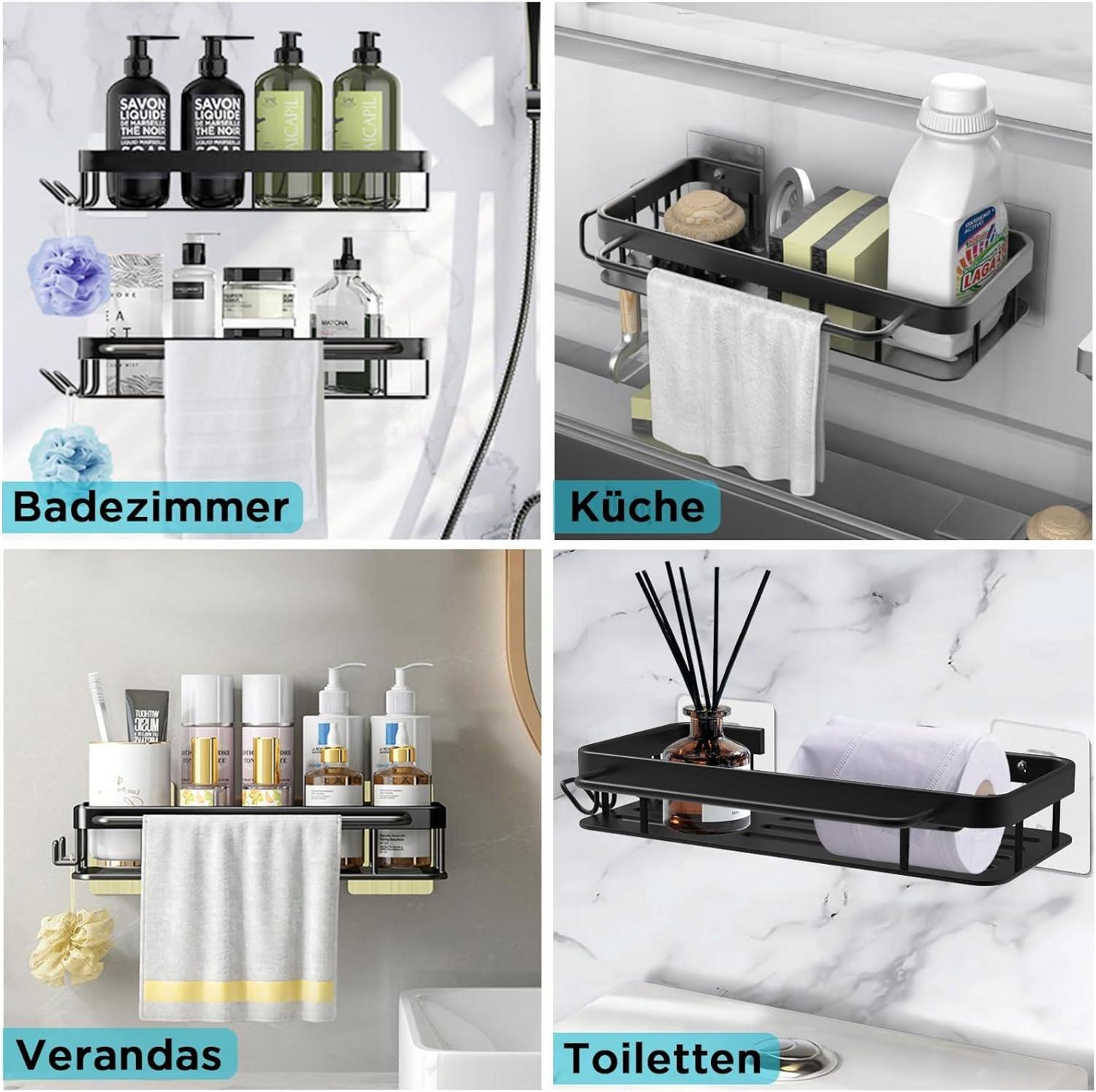 Küchen Spülbecken Organizer mit Handtuchhalter und Doppelhaken