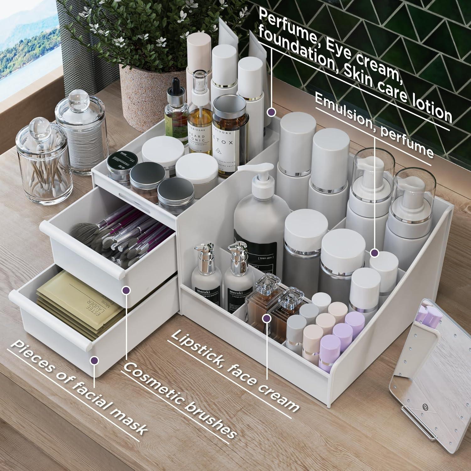 Kosmetik Organizer Make Up Aufbewahrung Schubladen Bad Organizer