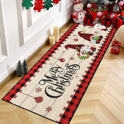Weihnachts Läufer Korridor Teppich 60 x 180 cm Waschbar rutschfest