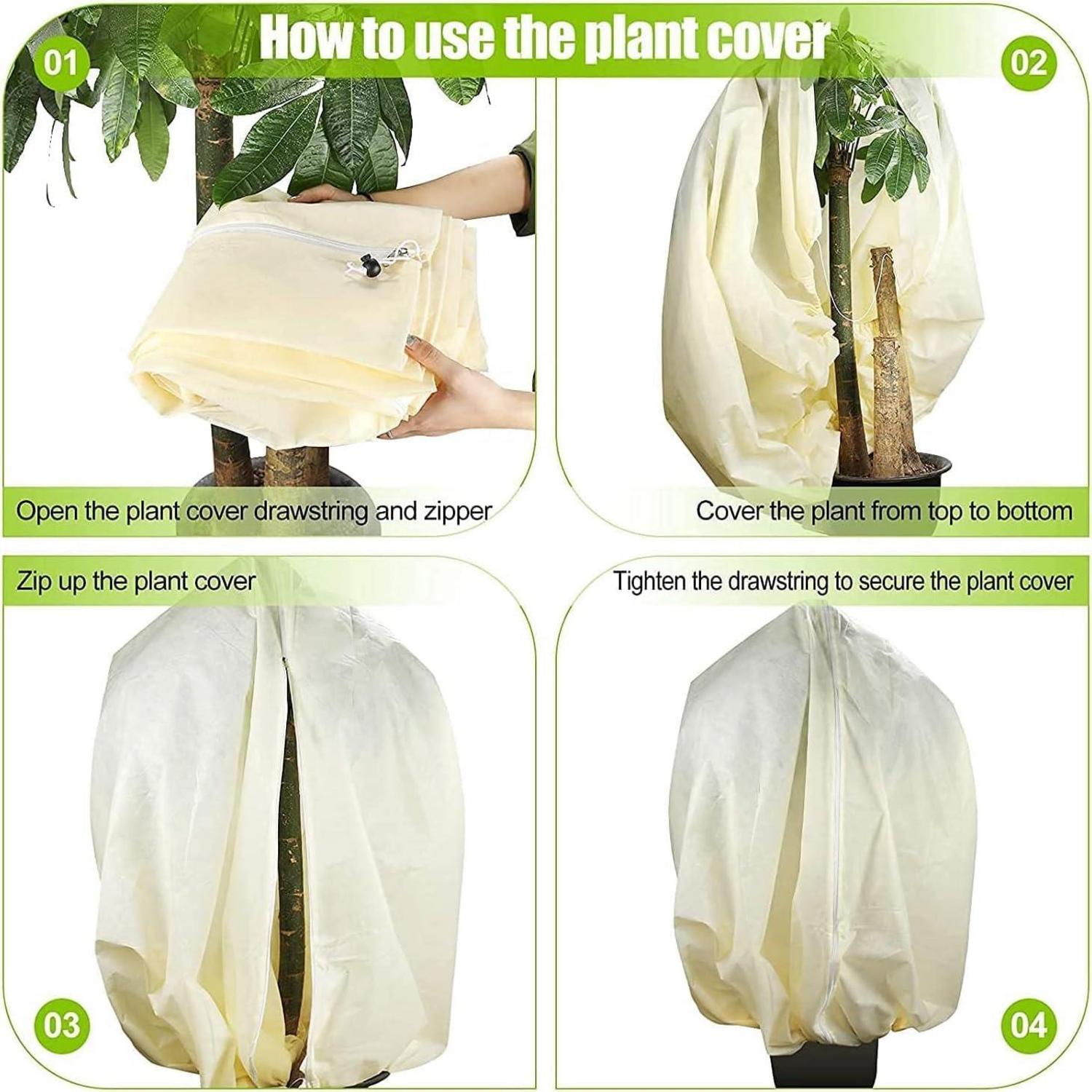 Winterschutz Kübelpflanzensack 360 x 250 cm, 80 g/m², 2er