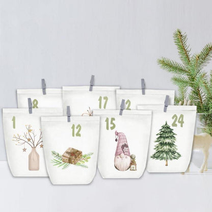 Adventskalender zum Befüllen 24 Weihnachtskalender